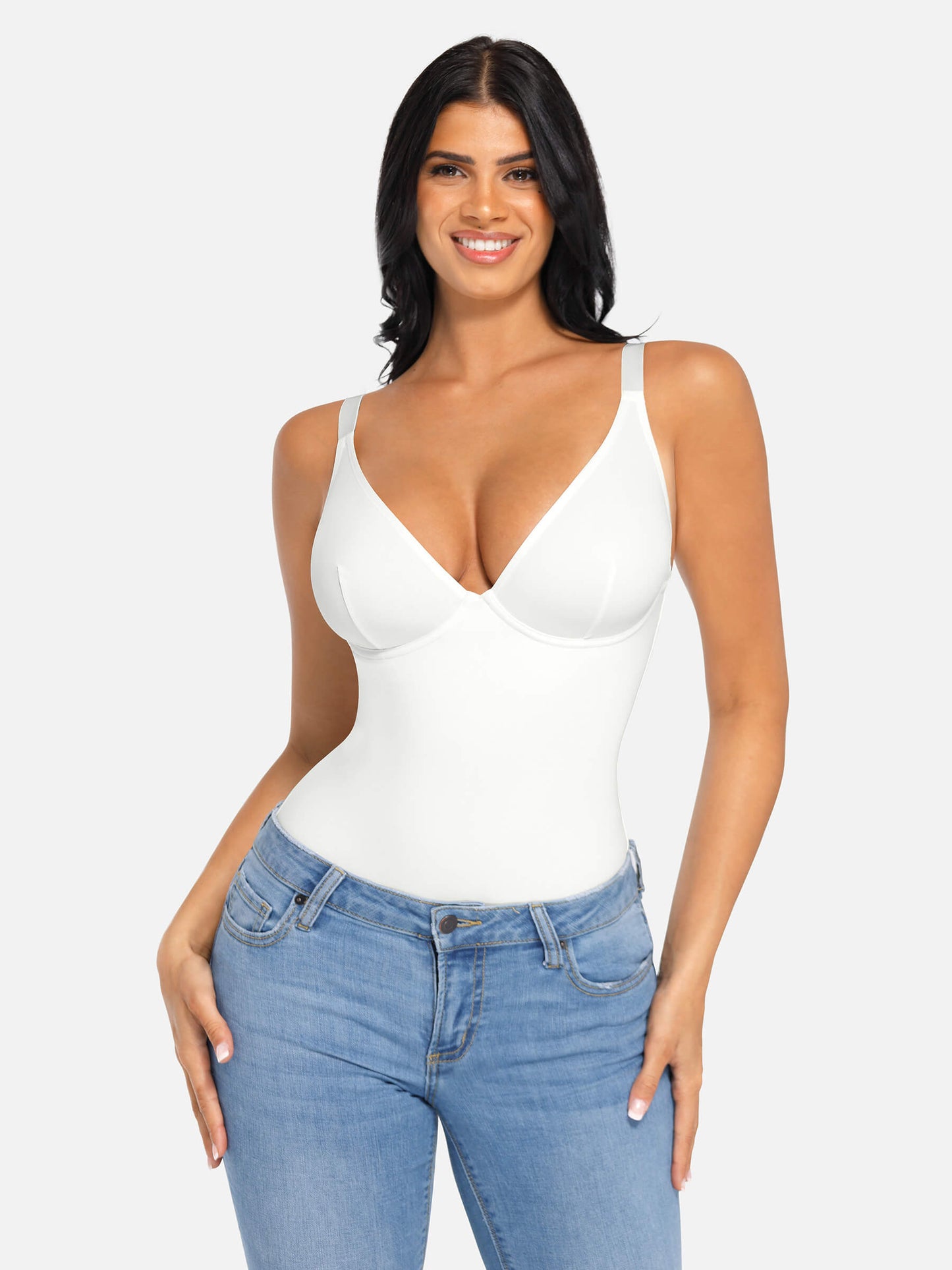 SculptIt V-Hals Bodysuit – Vormt je taille, boost je look